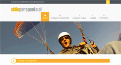 Desktop Screenshot of chileparapente.cl