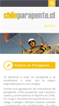 Mobile Screenshot of chileparapente.cl